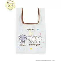 期間限量-日本3COINS vs 寶可夢聯名款巾著式環保購物袋 粉藍