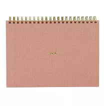 【日本LABCLIP】2026 SKETCH繪圖本月記事手帳A5 ‧ 玫瑰粉