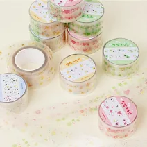 【韓國WANNATHIS】Kiss cut 貼紙膠帶 ‧ pang pang/幸運草