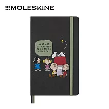 MOLESKINE史努比限量筆記本/朋友們/L型/橫線