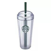 [星巴克]24OZ透明女神圓蓋TOGO冷水杯