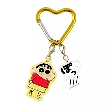 【正版授權】蠟筆小新 壓克力鑰匙圈 野原新之助 - 臉紅款