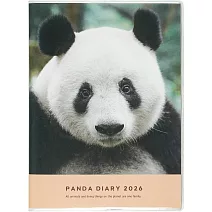 【日本Greeting Life】2026 熊貓香香 月記事手帳A6 ‧ 大臉