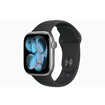 Apple Watch S11 GPS 42mm鋁金屬錶殼+運動型錶帶 太空灰錶殼+黑錶帶M/L