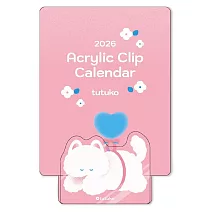 【日本A.P.J】2026 壓克力夾月曆 ‧ tutuko