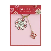 【日本Green Flash】甜點藝術家KUNIKA聯名 金屬鑰匙圈 ‧ 紅色