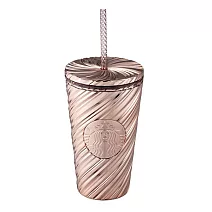 [星巴克]16OZSWIRL玫瑰金TOGO冷水杯