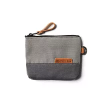 點子包【icleaxbag】拚色零錢包 鑰匙包 小物包 內袋卡層 防潑水內裏 台灣製造 淺灰色