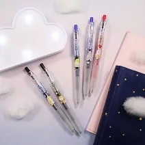 (5款1包)ZEBRA 限量懶懶動物 SARASA CLIP 鋼珠筆0.5