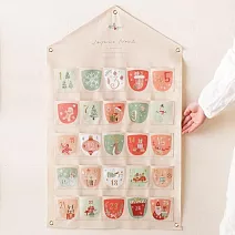 【日本Green House】Xmas精美刺繡 聖誕倒數日曆掛飾