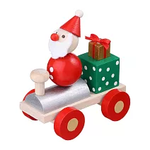 【日本Mark’s】Hracky掌上型聖誕木偶擺飾 ‧ 聖誕老人坐火車