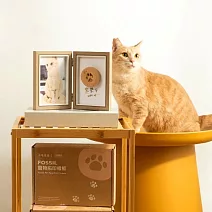 【小宅生活】Fossil 寵物拓印相框 -橡木色