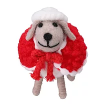 【日本Mark’s】Mocomoco Animal手工毛氈聖誕擺飾 ‧ 斗篷小羊
