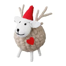 【日本Mark’s】Mocomoco Animal手工毛氈聖誕擺飾 ‧ 帽子愛心馴鹿