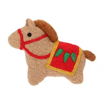 【日本Mark’s】干支招福毛氈造型擺飾 ‧ 小馬