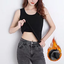 【AnZa】M~L加絨加厚內搭保暖背心M~L(2色)      FREE 黑色(適穿M~L)