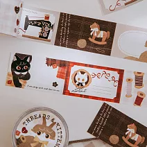 【wwiinngg】捲式便利貼-線與貓的午後時光