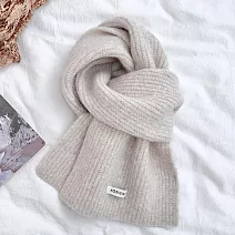 【KISSDIAMOND】日系高質感羊毛圍巾圍脖(KDM-A009) FREE 經典灰