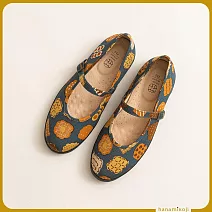 【花見小路】甜點瑪莉珍 gochisou聯名 女鞋 寬楦 瑪莉珍鞋 JP25  餅乾