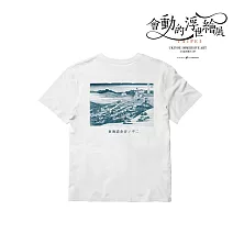 翡冷翠文創浮世繪藝術T恤｜葛飾北齋 《東海道金谷的富士山》 L 白