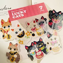 【wwiinngg】招財貓閃亮亮貼紙包