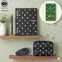 【獨家贈品】KOKUYO SOUSOU×Campus經典8孔活頁本套組 黑
