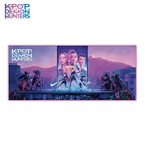 官方授權｜Kpop獵魔女團 Demon Hunters桌面應援墊/桌墊/鍵盤墊/滑鼠墊 XL(代理商公司貨) Takedown