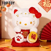 TOPTOY Hello Kitty 招財貓系列絨毛公仔