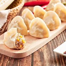 《123水餃》玉米豬肉水餃(10顆/盒)