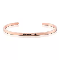 MANTRABAND 美國悄悄話手環 Warrior 真正的戰士 玫瑰金