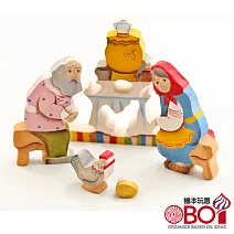 俄羅斯積木-淳木童話-立體拼圖系列- 下金蛋的母雞