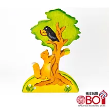 俄羅斯積木-淳木童話-立體拼圖系列- 烏鴉與狐狸