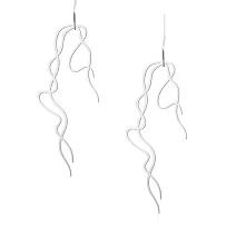 moorigin / 松蘿耳環 M / 銀