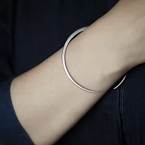 moorigin / 弦月手環 65mm / 銀