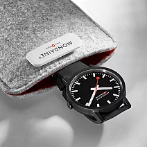 MONDAINE 瑞士國鐵essence系列腕錶-41mm/黑