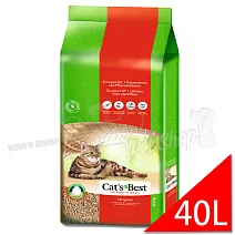 【CAT’S BEST 凱優】紅標-經典凝結木屑貓砂-40Lx1包