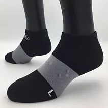 襪襪 WOAWOA｜透氣網．跑步運動襪-男款黑色