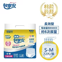 【包寧安】復健易拉褲(加大版) S-M(18片x4包/箱,共72片)