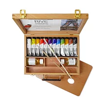 [時代中西畫材]法國 SENNELIER 申內利爾 RIVE 左岸油畫顏料 12色套組