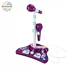 RUNALAND MP3時尚搖滾站立式麥克風(雙麥)