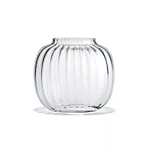 Holmegaard Primula 櫻花草 玻璃花瓶 （橢圓、大、晶瑩）