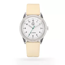 Q&Q SmileSolar 喀什米爾系列太陽能手錶-優雅米Medium/35mm