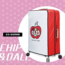 Deseno 笛森諾 米奇米妮 轉轉系列彈性透明箱套- L號 奇奇蒂蒂