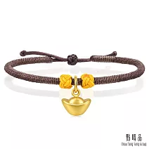 【點睛品】財源滾滾 黃金手繩(小)