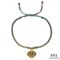 【點睛品】彩繪如意 黃金五彩手繩