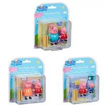 【英國Peppa Pig佩佩豬】PE06692 雙人偶家庭組(款式隨機)