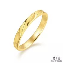 【點睛品】義式風車紋 黃金戒指/尾戒_計價黃金(港圍06)