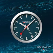 MONDAINE 瑞士國鐵 12.5cm兩用鬧鐘 深海藍