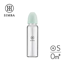 【小獅王辛巴】蘊蜜質金玻璃標準防脹氣奶瓶240ml-新生專用 綠沐