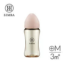 【小獅王辛巴】蘊蜜鉑金PPSU寬口防脹氣奶瓶270ml-全齡適用 栗粉